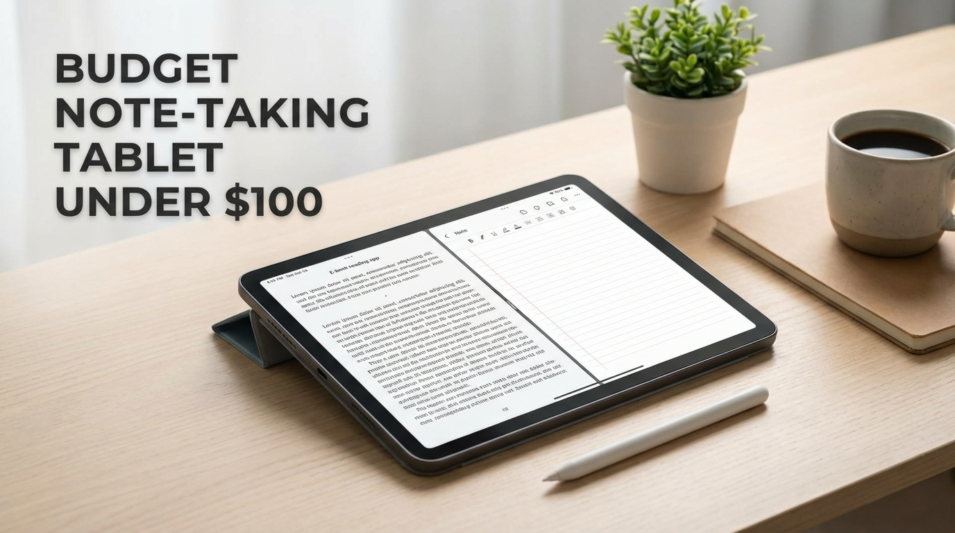 budget tablet for reading and note taking under 100