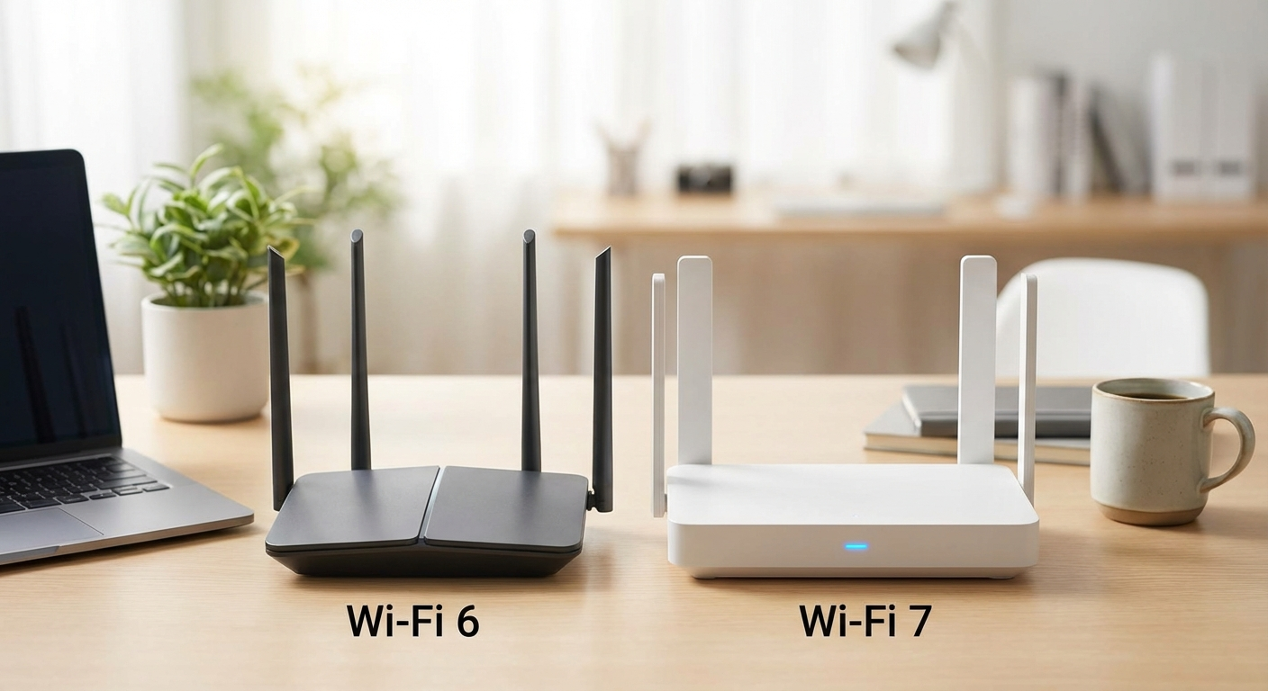 wifi 6 vs wifi 7 router difference