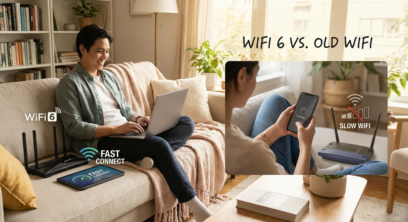 wifi 6 vs wifi 7 router difference